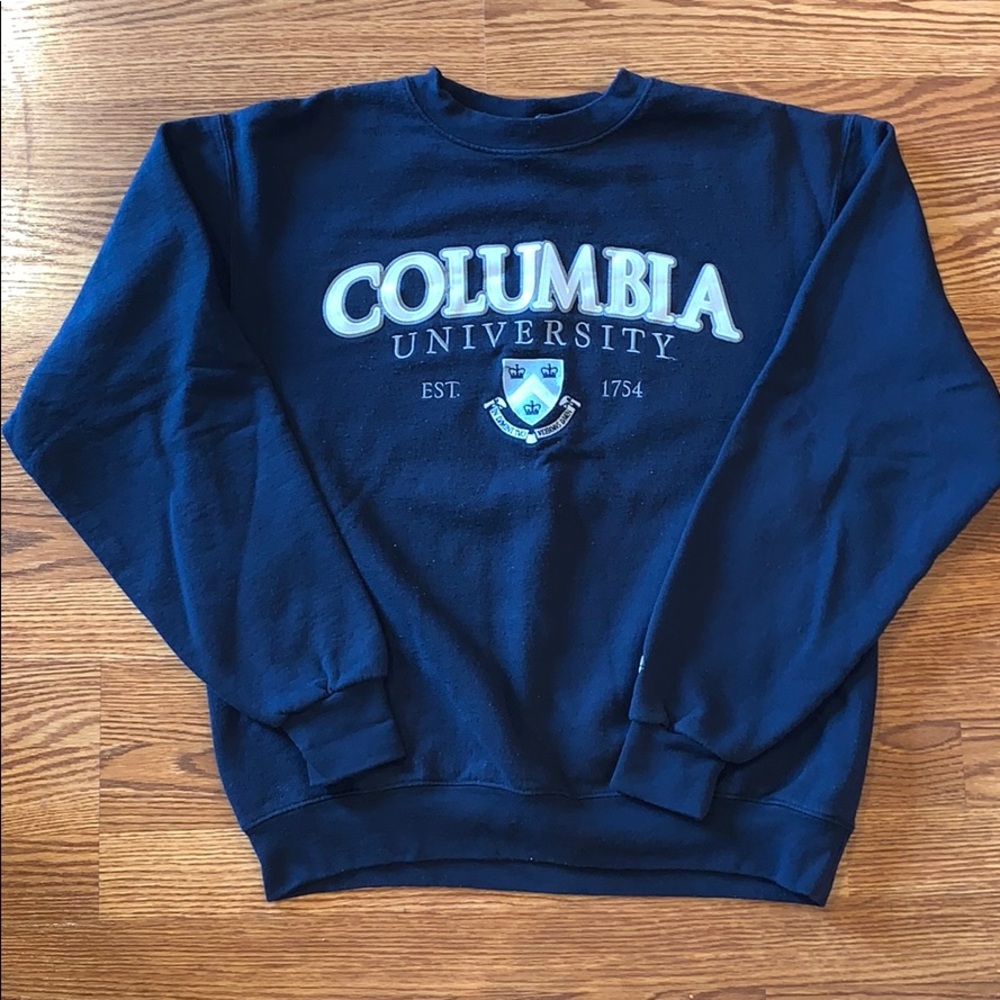 Navy Colombia University sweatshirt by Champion
